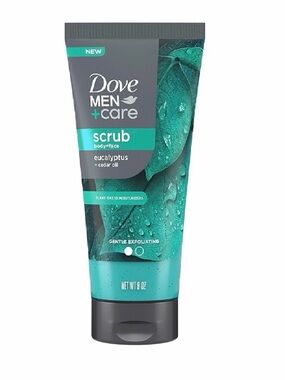 Men’s Eucalyptus Scrub Body + Face   Deeply exfoliates for nourished skin
